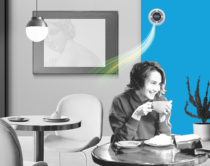 Ventilation in the restaurant