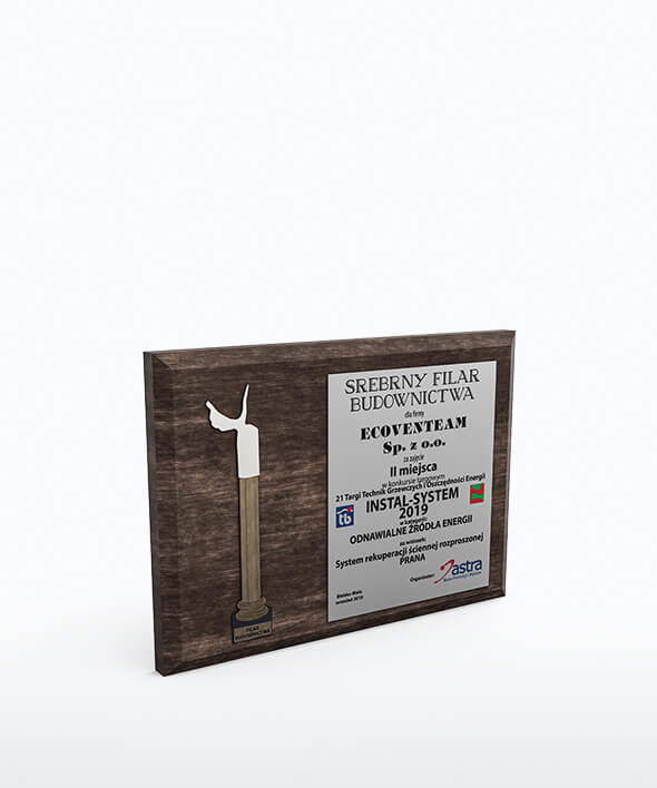 Silver Building Column